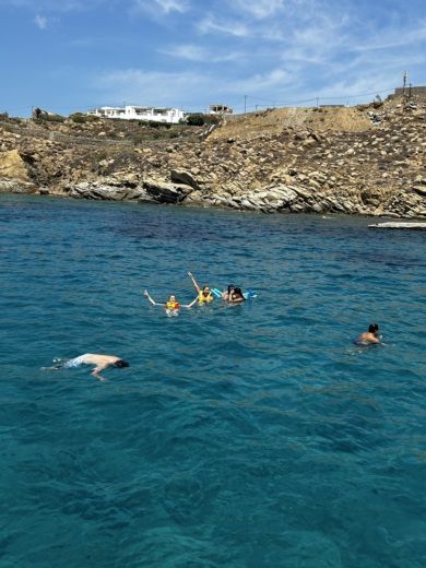 Μύκονος Sailboat traditional wooden boat alt tag text