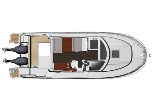 Motorboat Jeanneau Merry Fisher 895 Boot Grundriss