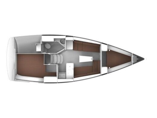 Sailboat BAVARIA CRUISER 33 Boat design plan