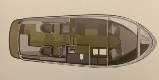 Motorboat Interboat Interboat IC 32 Plan du bateau