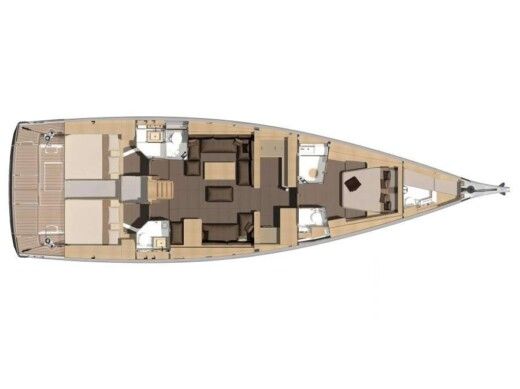 Sailboat  Dufour 560 Grand Large Boat design plan