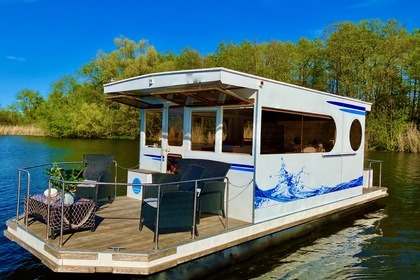 Rental Houseboats Rollyboot optimal für ANFÄNGER führerscheinfrei Potsdam