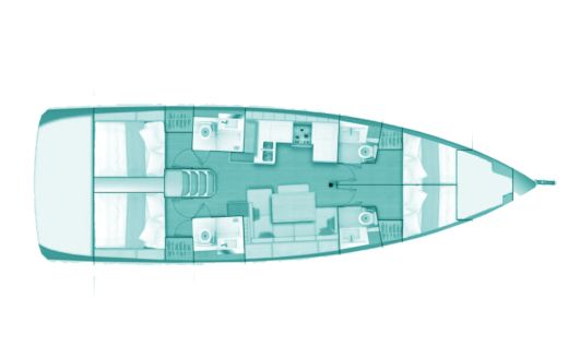 Sailboat Jeanneau Sun Odyssey 490 Boat design plan