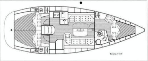 Sailboat Bavaria 37 Boat design plan