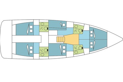 Rental Sailboat  Sun Loft 47 /7cab Paros