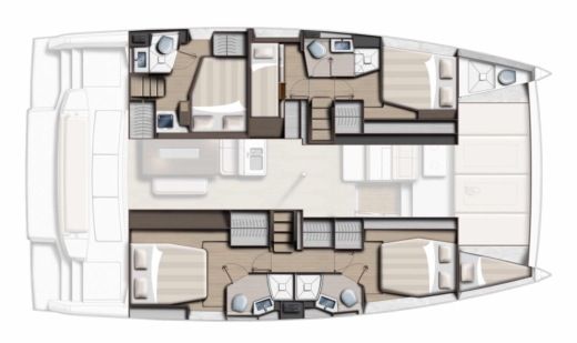 Catamaran Bali - Catana 4.6 Boat design plan