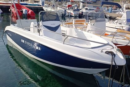 Rental Boat without license  ORIZZONTI SYROS BLUE 190 Taormina