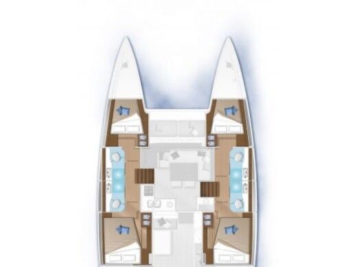 Catamaran Lagoon Lagoon 40 boat plan