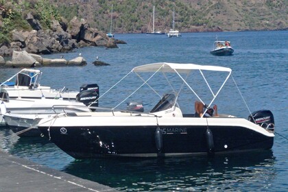 Charter Boat without licence  Asmarine italia 5.80 Aeolian Islands