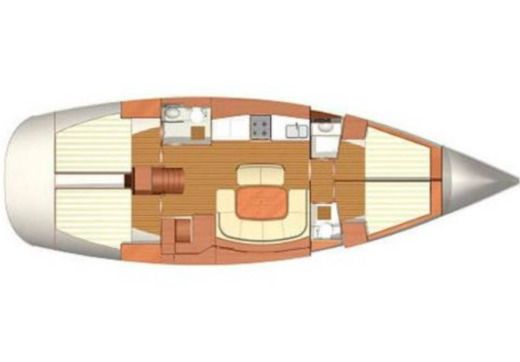 Sailboat Dufour Dufour 455 Boat design plan