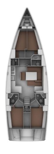 Sailboat BAVARIA 46 C boat plan