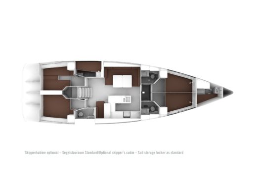 Sailboat BAVARIA CRUISER 56 Boat design plan