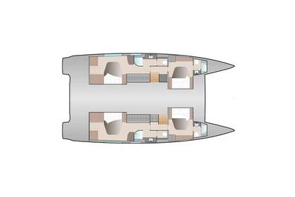 Miete Katamaran  AURA 51 Porto-Vecchio