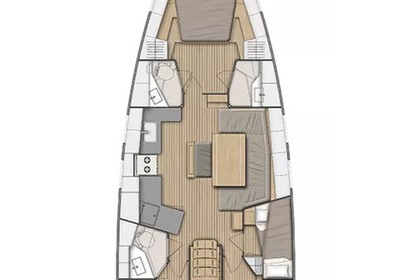 Verhuur Zeilboot Bénéteau Oceanis 46.1 - 4 cab. Alimos