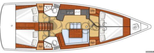 Sailboat Beneteau Oceanis 45 Boat design plan