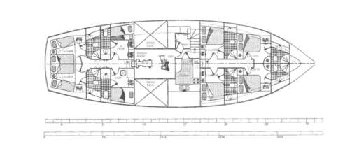Gulet Ege Yat 28m boat plan