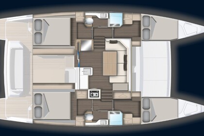 Чартер Катамаран  AVENTURA 37 Сан-Антонио-Абад