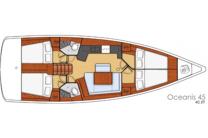 Miete Segelboot BENETEAU OCEANIS 45 Šibenik