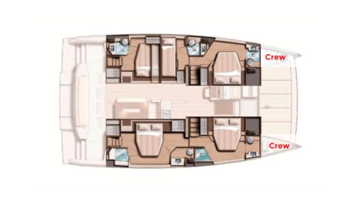 Catamaran Bali - Catana Bali 4.8 boat plan