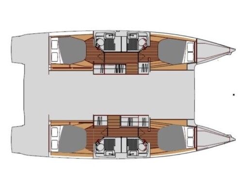 Catamaran Fountaine Pajot Astréa 42 Boat design plan