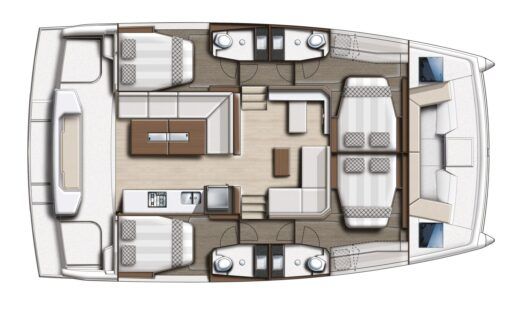 Catamaran  Bali Catspace boat plan