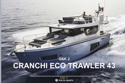 Charter Motorboat Cranchi CRANCHI ECO TRAWLER 43 Poltu Quatu