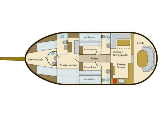 Gulet Custom Built Gulet Larus boat plan