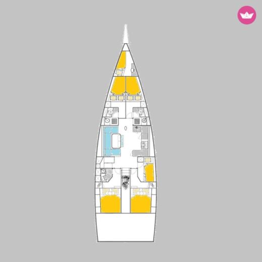 Sailboat More Boats More 55 Boot Grundriss