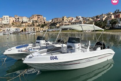 Rental Boat without license  Tancredi Blumax 19 Castellammare del Golfo