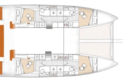 Hyra båt Katamaran Excess Excess 14 - 4 + 2 cab. Tunas do Paraná