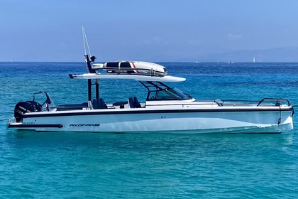 Miete Motorboot Axopar 37 sun top Korfu