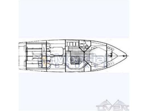 Motor Yacht Squalo 2000 Squalo 38H Boat layout