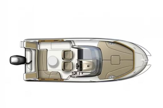 Motorboat Jeanneau CAP CAMARAT 7.5 WA Boat layout