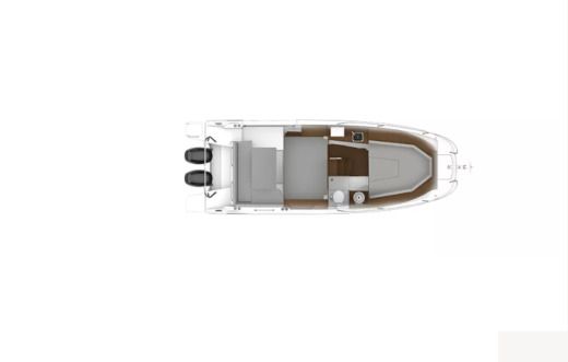 Motorboat BENETEAU FLYER 9 boat plan