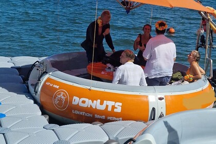 Location Bateau sans permis  Gather fiberglass Donut Sainte Rose