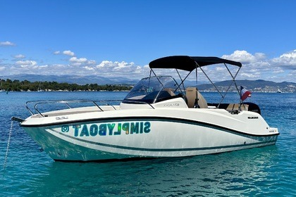 Rental Motorboat Quicksilver Activ 605 Sundeck Mandelieu-La Napoule