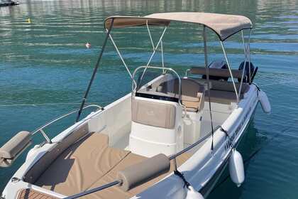 Hire Boat without licence  Karel ITHACA 550 with TOHATSU 30HP 4STROKE ENGINE Ithaca
