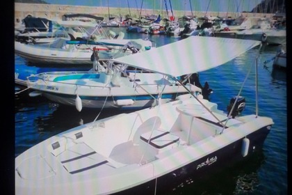 Hire Boat without licence  Blue riviera 6ch Suzuki Menton