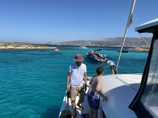 Parikia Motorboat Saxdor 32 GTO alt tag text