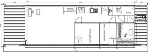Houseboat Woma DS13 Deluxe Boat design plan