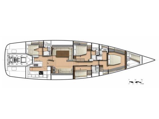 Sailboat  CNB 76 boat plan