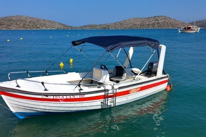 Rental Boat without license  Creta Navis (local builder) 500 Elounda