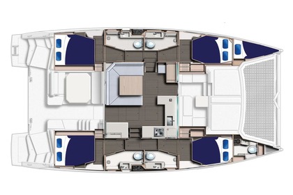 Rental Catamaran  Moorings 4500L Road Town