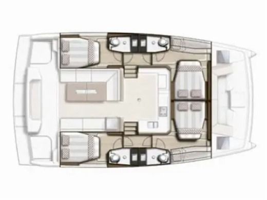Catamaran  Bali Catspace boat plan