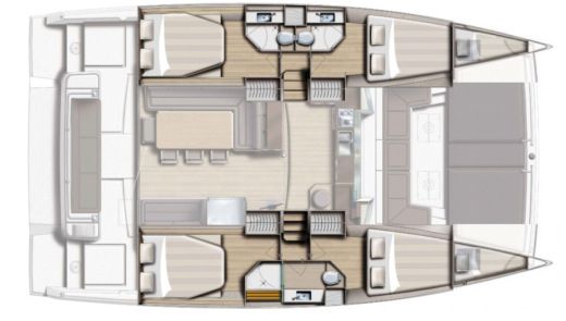 Catamaran  Bali 4.3 Anemos boat plan