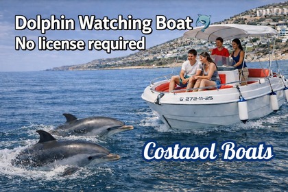 Aluguel Barco sem licença  Dubhe Alquiler Privado Málaga