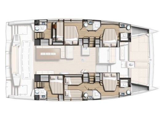 Catamaran  Bali 5.4 boat plan