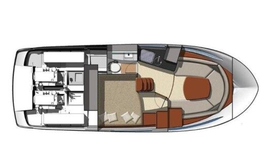 Motorboat Jeanneau Leader 9 Boat layout