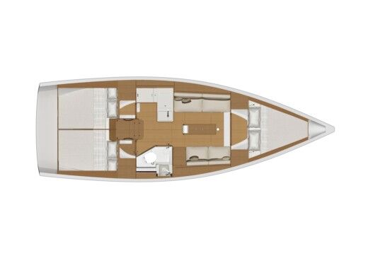 Sailboat DUFOUR 360 GL Planimetria della barca