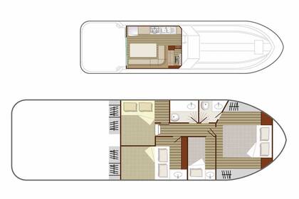 Miete Hausboot Nicols Sedan 1160 Lübz